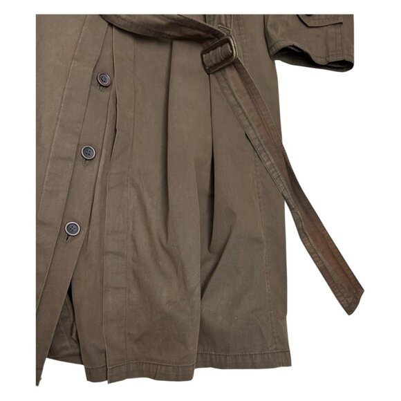 BUGATTI Vintage 90s Luxury Designer Business Casual Trench Coat Mens Large - Picture 10 of 10